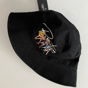 Black PRIMITIVE bucket hat